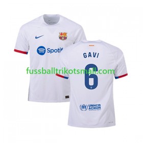 Fußballtrikots FC Barcelona GAVI 6 2023-2024 Kurzarm Auswärts-trikot kaufen